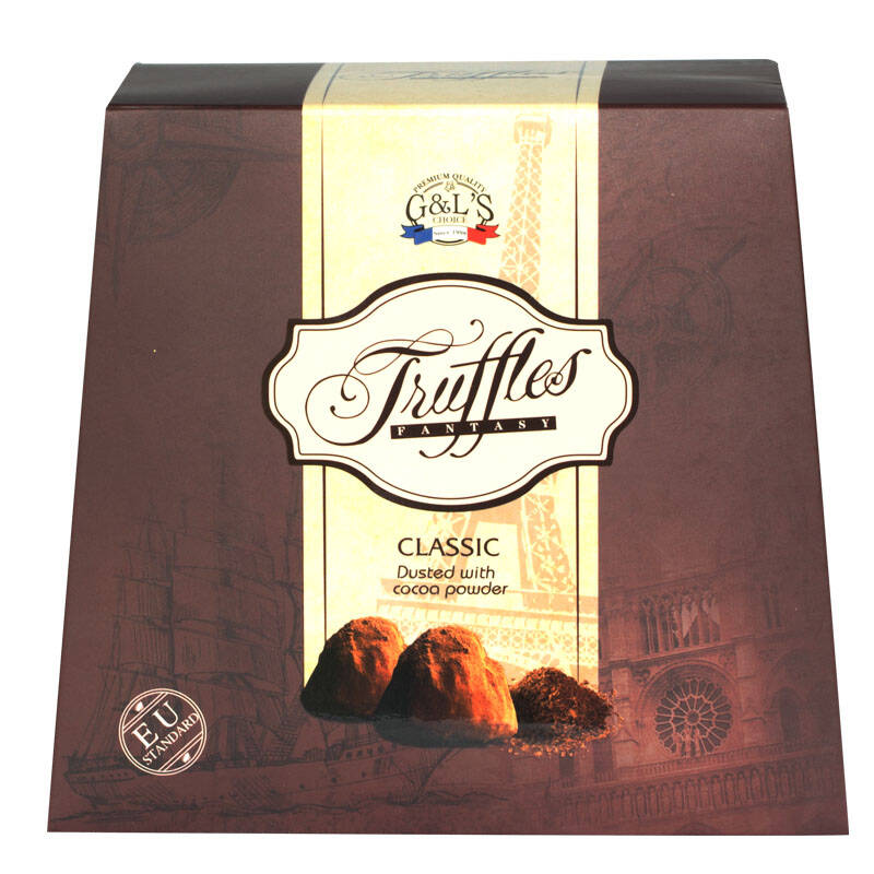法国进口truffles/德菲丝黑松露巧克力法式原味1000g