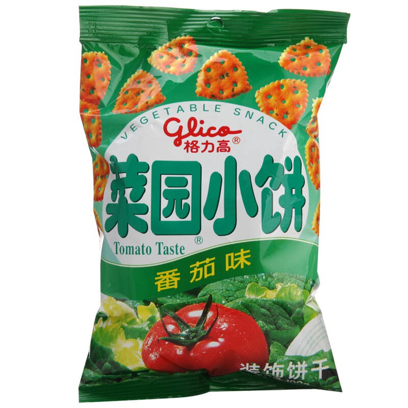 格力高菜园小饼番茄味100g