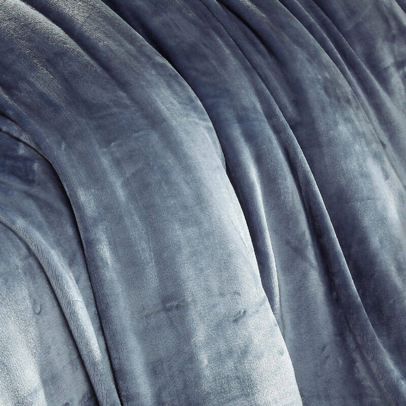 绎生活 纯色法兰绒空调毯 ysh-b1302091 浅海蓝 1.8米*2.0米 - 京东