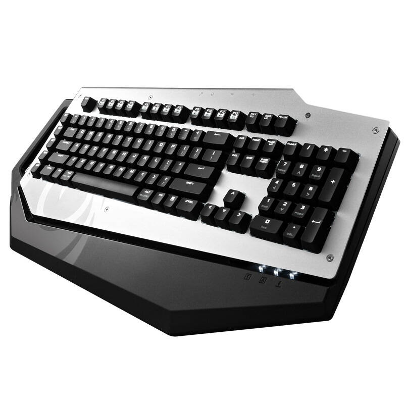 酷冷至尊(coolermaster) 铝元素 青轴 游戏机械键盘
