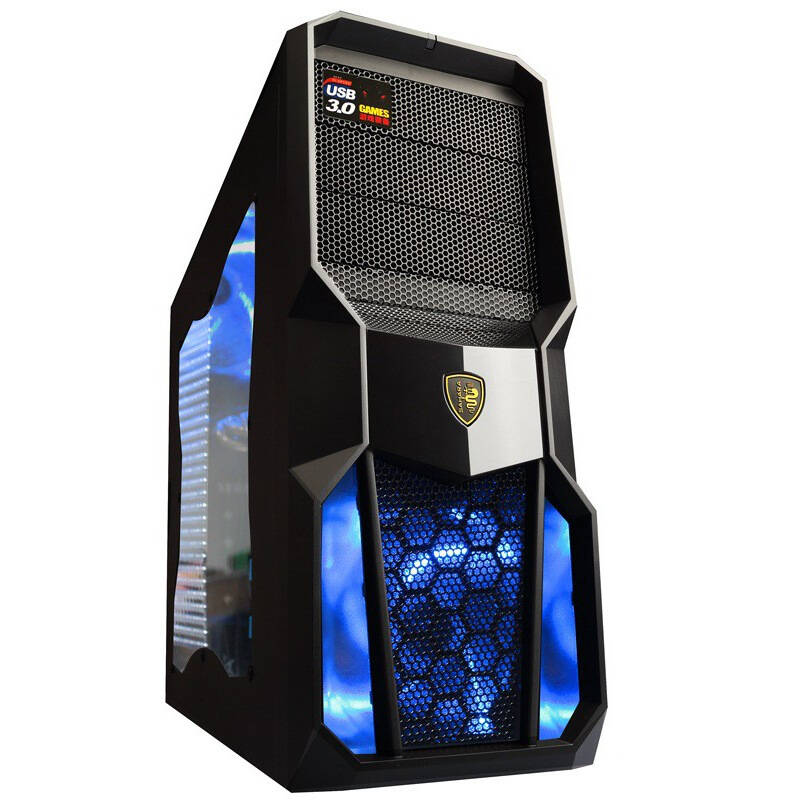 撒哈拉(sahara) 走线大师gl6玩家版 游戏机箱(原生usb3.