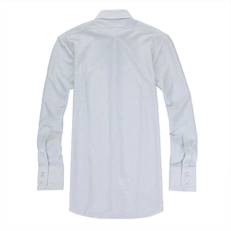 蓝河blueriver男士长袖衬衫优雅条纹免烫抗皱快干功能型男 bdx12003l