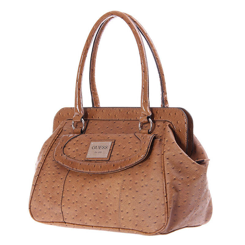盖斯guess 女款多色漆皮手提单肩包 pa/os388017 棕色os388017