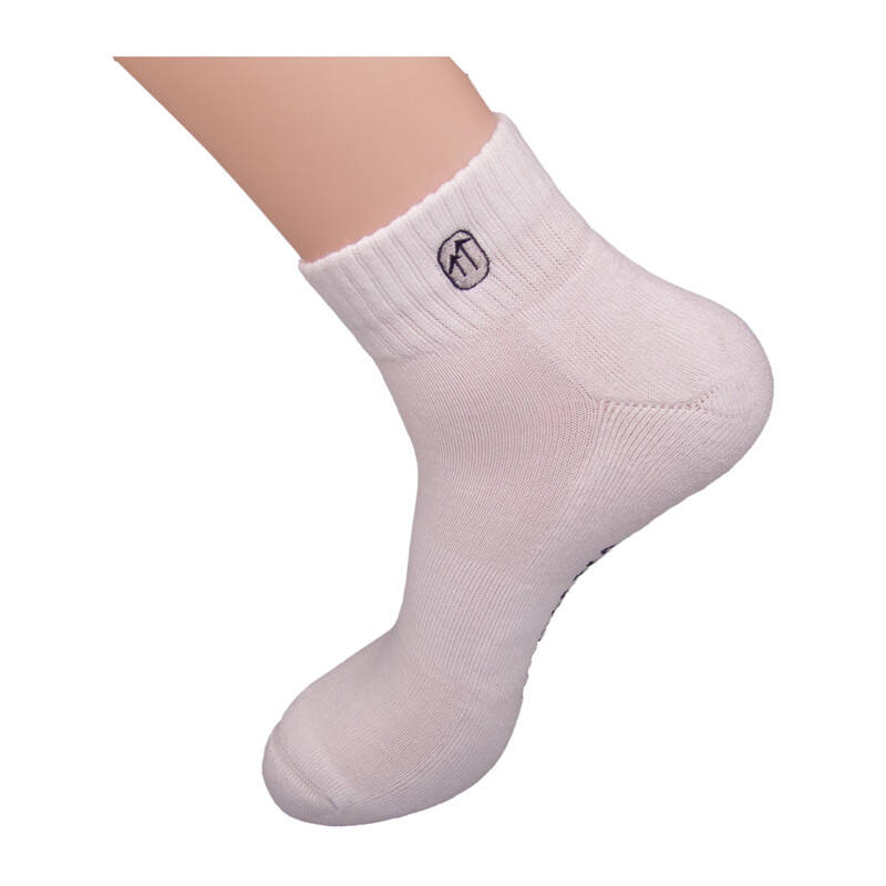 竹道 竹纤维男士运动袜4双装3207新老款式随机发放 白色 26-28cm