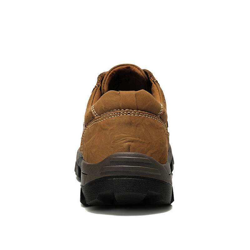 木林森 户外休闲鞋磨砂真皮男鞋韩版潮鞋220283 土黄色 42