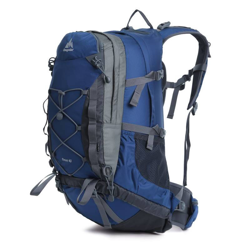 onepolar极地背包户外登山包40l旅行双肩背包 天蓝