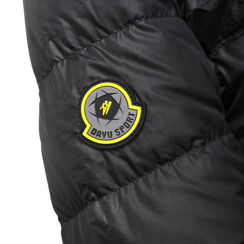 大羽 新款羽绒服男短款 超轻超薄秋羽绒服 户外运动休闲 9233 黑藏蓝