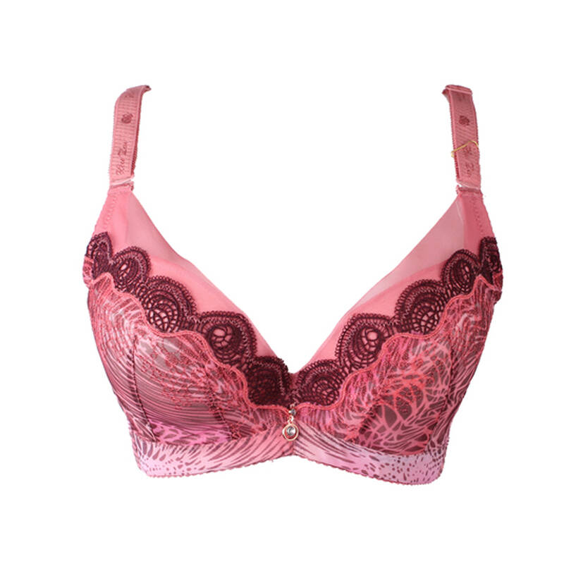 秀黛秋冬幻彩凝香 刺绣聚拢内衣 侧收上托文胸 b杯绣红色 85b