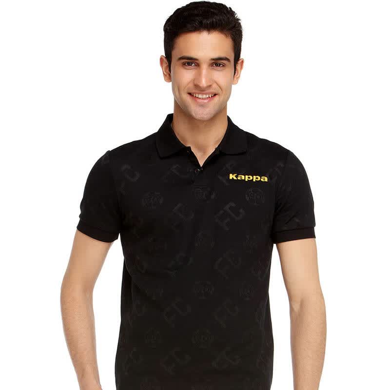 kappa卡帕背靠背 男装短袖 polo衫 k0132pd55 黑色 xxl