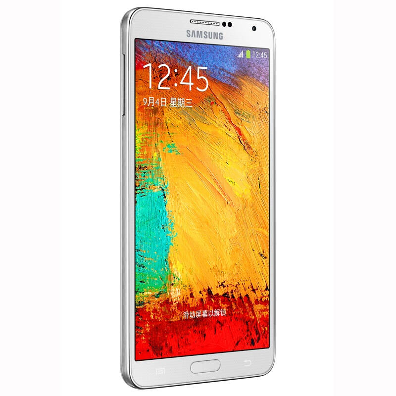 三星galaxy note 3 (n9006) 简约白 联通3g手机