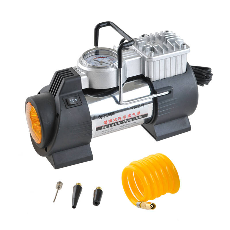尤利特 yd-3319金属车载单缸充气泵 汽车轮胎打气泵