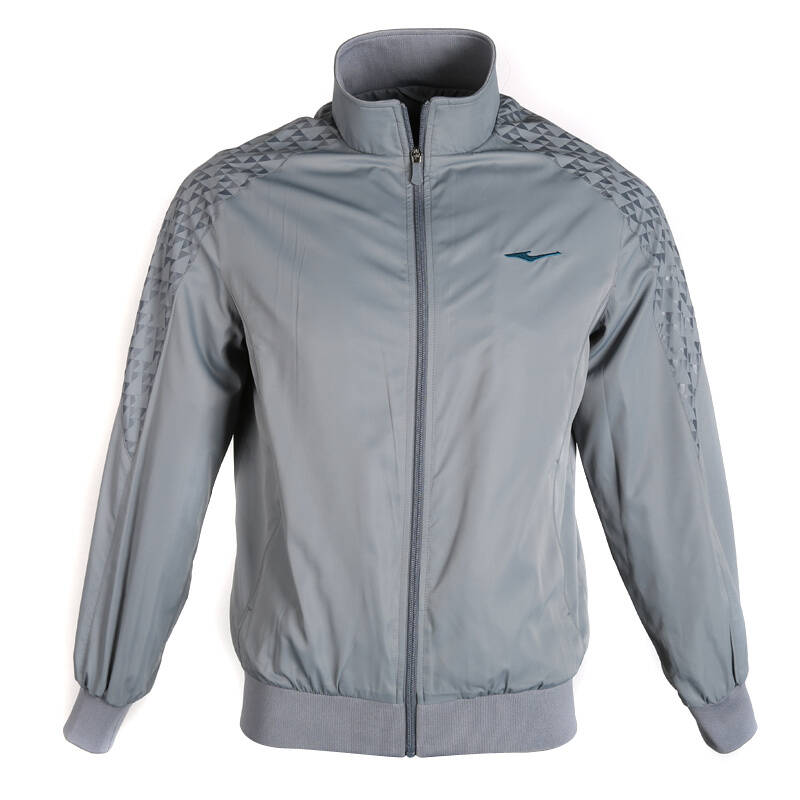 鸿星尔克erke正品男装春季夹克轻便舒适男立领夹克11214108233 a4 炭