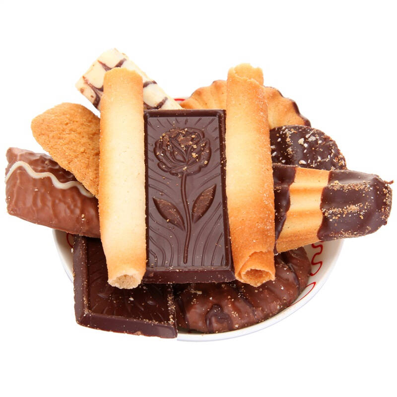 法国进口 delacre 喜乐嘉比利时珍藏巧克力涂层饼干 700g