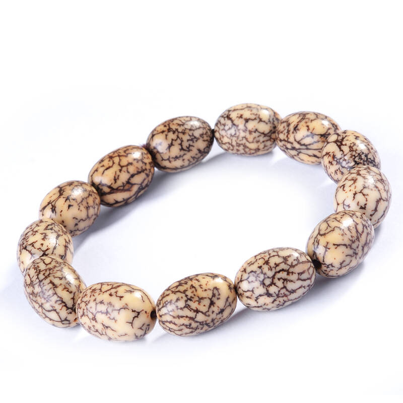 唯愿珠宝 蜜瓜大理菩提子手链/手串 清静菩提心系列 单颗长约15mm