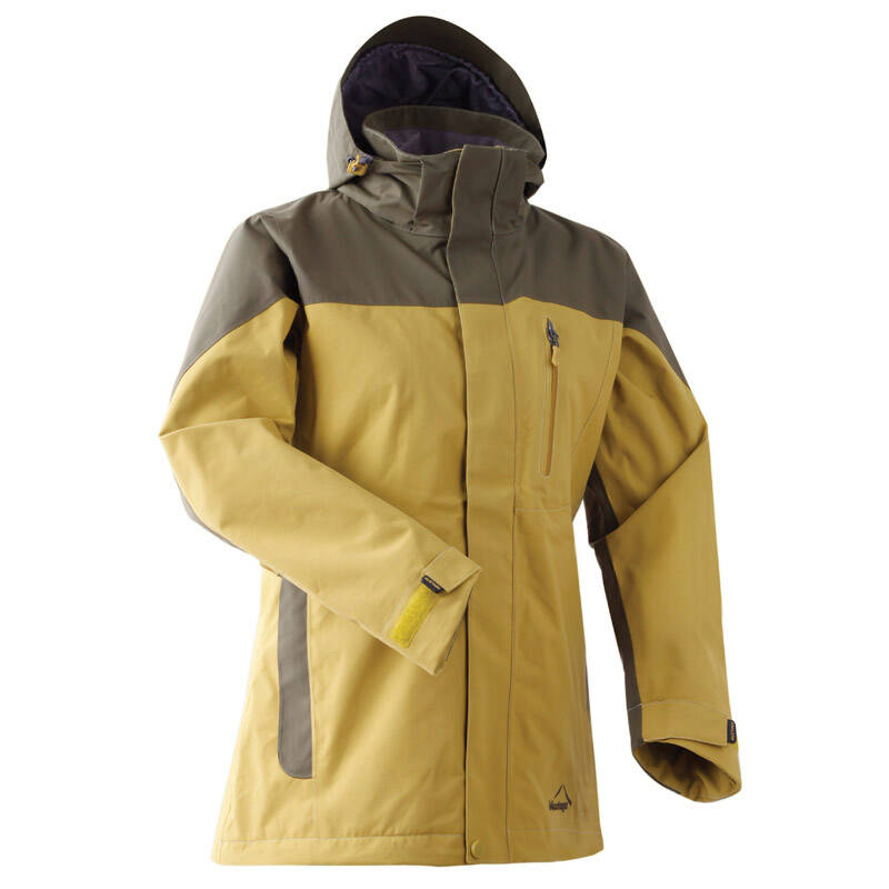 muztaga 慕士塔格 墨脱情侣款两件套冲锋衣 女款mg76002w黄绿/深绿 xl