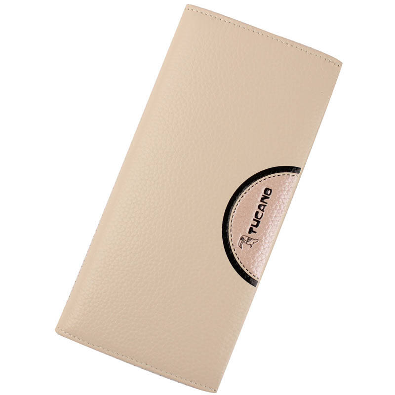 啄木鸟tucano女士钱包长款 小清新可爱潮韩版软皮夹 浅绿