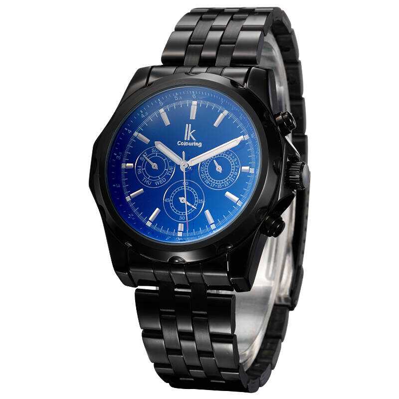 阿帕琦/ikcolouring 六针全自动机械男表 个性创意变色镜面手表98227