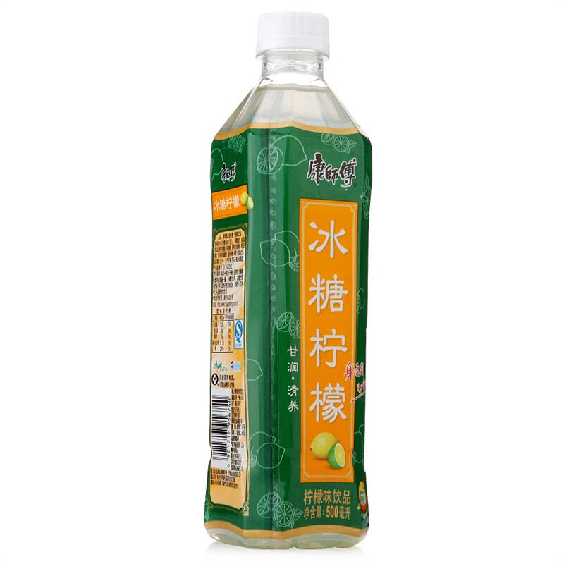 康師傅冰糖檸檬飲料500ml 瓶裝