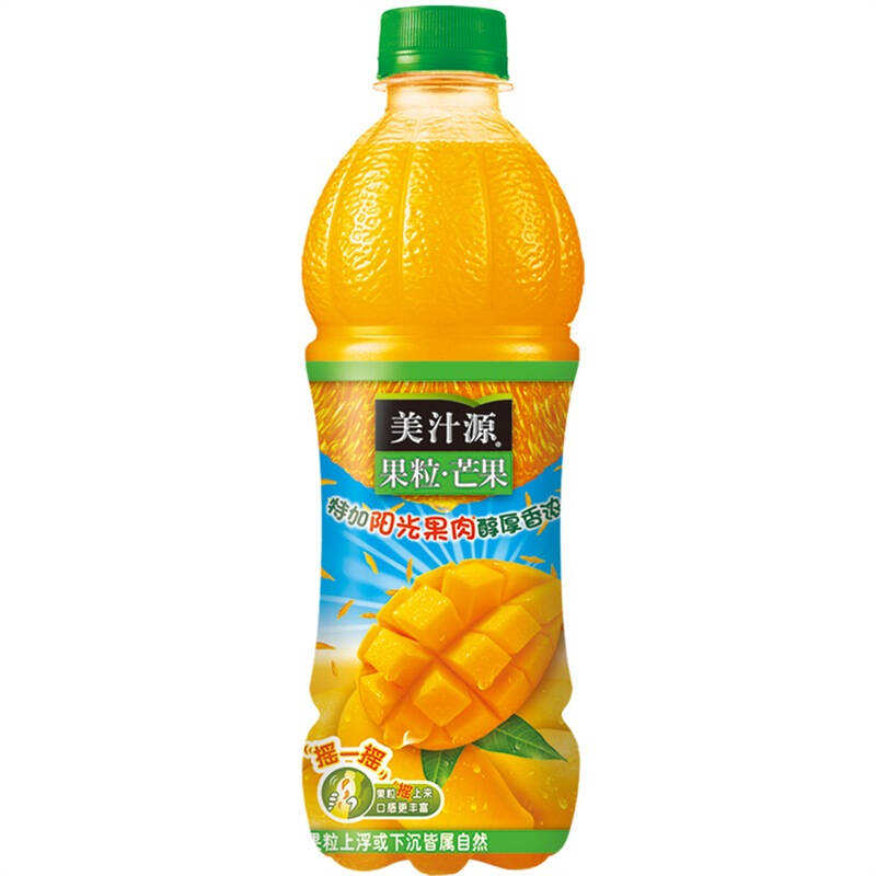美汁源果粒芒果450ml 瓶装 自营