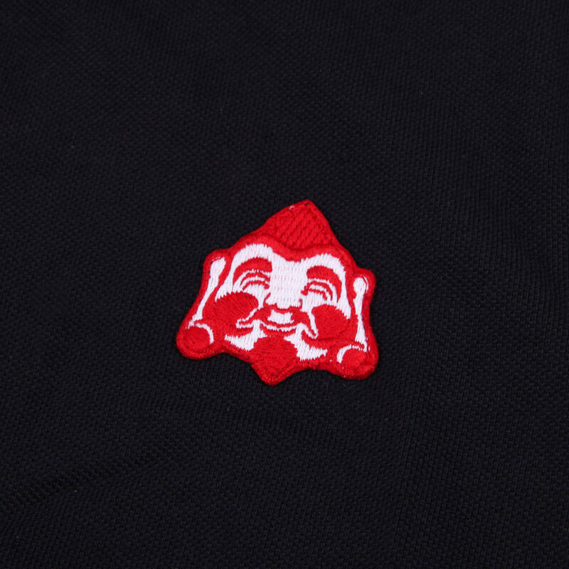 evisu 男式短袖polo衫 专柜吊牌价790 s14wgmps7000 黑色 m