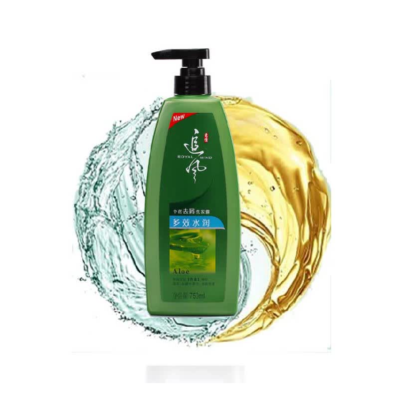 追风中药去屑多效水润洗发露750ml #0396