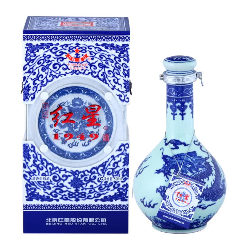红星二锅头 红星 千尊1949 50度 500ml 红星