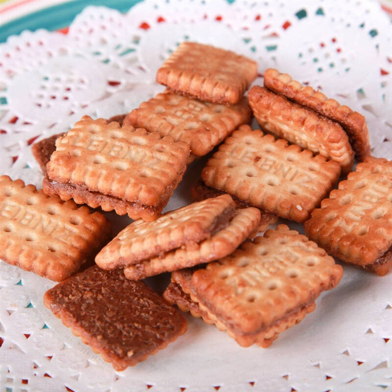 自营 波兰进口 bahlsen 莱布尼兹 牛奶 巧克力 迷你 黄油饼干 100g