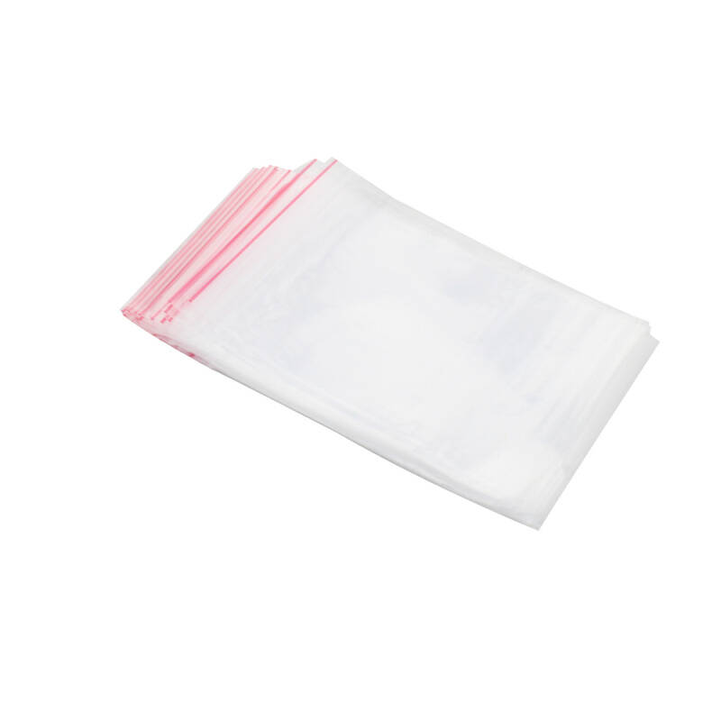 斯图加厚透明自封袋包装袋塑料袋型收纳袋 封口袋密封袋 100只 1号