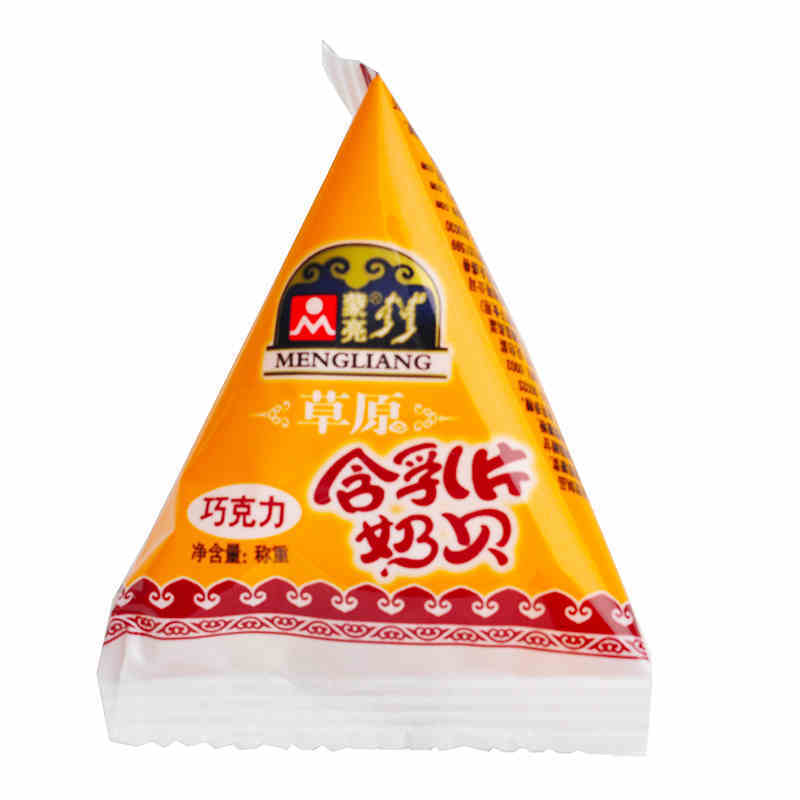 蒙亮 巧克力奶片(独立包)约70粒252克