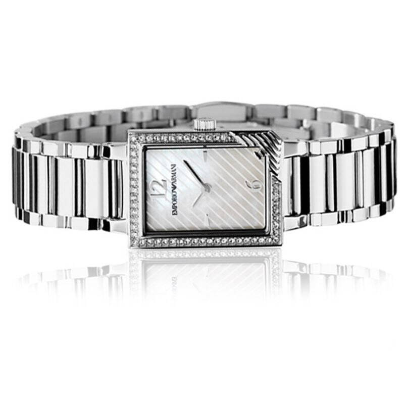 armani阿玛尼手表 深海贝壳典雅女士 腕表 ar0758 贝母色 f