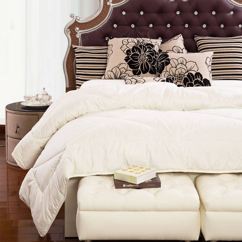 床品家纺被芯 高暖超柔双人高级羊毛冬被子 200*230cm