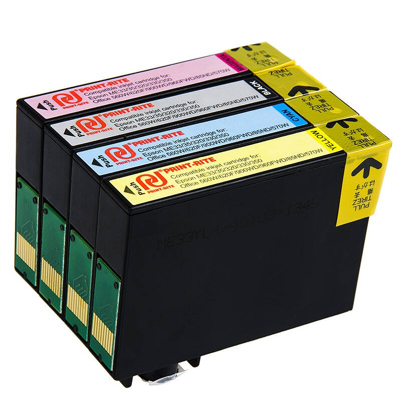 天威(printrite) t1411四色墨盒套装 depr4c814 (适用epson me33/35