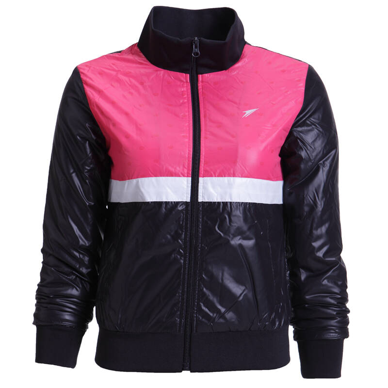 新品特价体验 金莱克正品女性摇粒运动夹克加棉外套大码22422020 黑 m