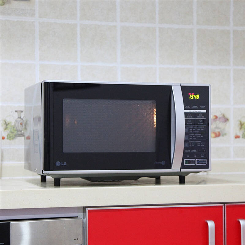 lg mh6343bdb 23l 微波炉(银色)