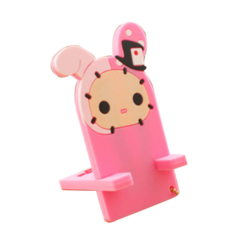井果儿 卡通手机托 橡胶手机座 可爱手机支架 床头托架 萌宠手机架托