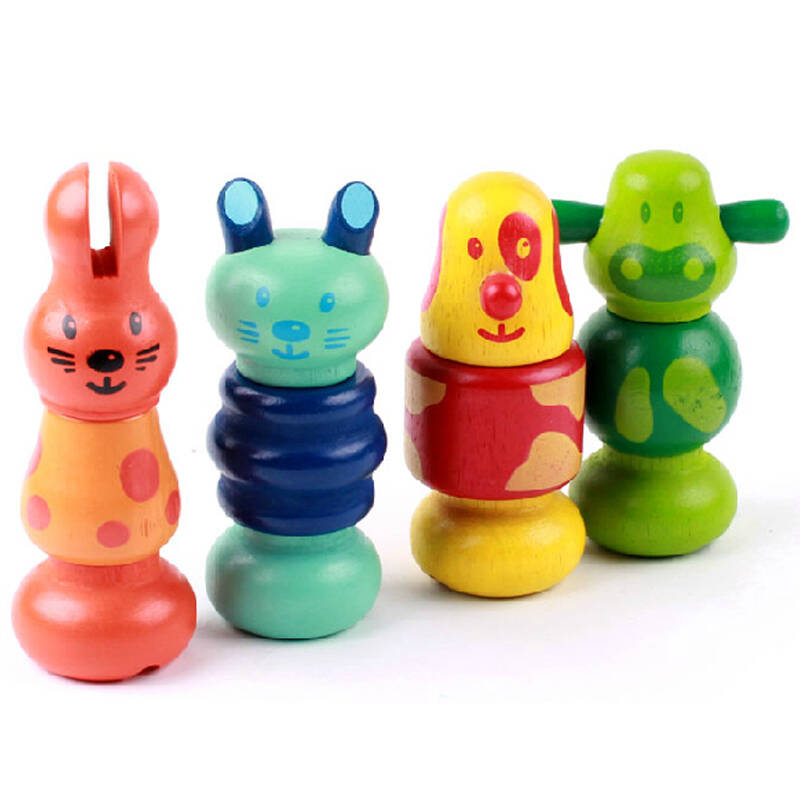 【童畅】可爱螺丝动物玩偶 螺母拆装组合玩具 儿童动手益智 适1-3岁