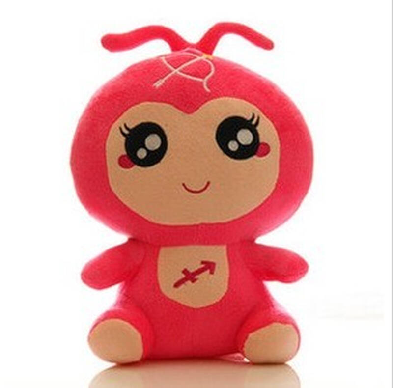 iloop超萌十二星座公仔 12星座抱枕毛绒玩具星座 射手座 20厘米