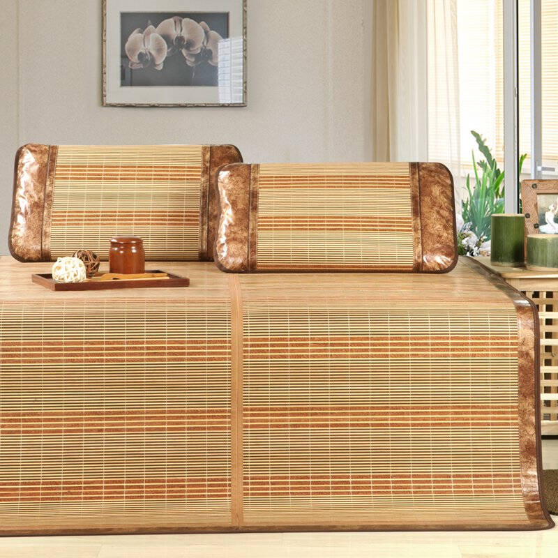 优雅100 纯天然竹藤双面凉席 竹席 席子 单人 双人(不含枕套)