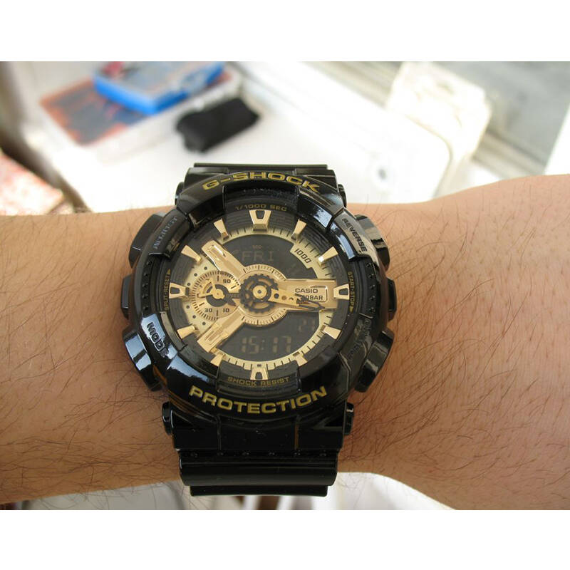 casio卡西欧 g-shock系列ga-110ac/b/hc/fc/gb/rg/sn男表 ga-110gb-1a