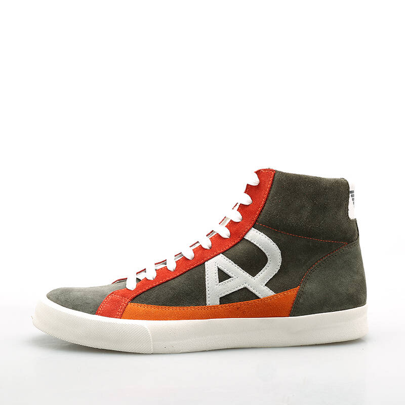 armani 阿玛尼 aj系列 休闲男鞋 81343 墨绿色