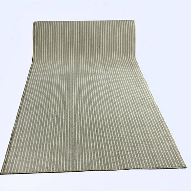 伟殳家居高档亚麻卷材走廊过道地毯百搭客厅房间满铺地毯可订制大小