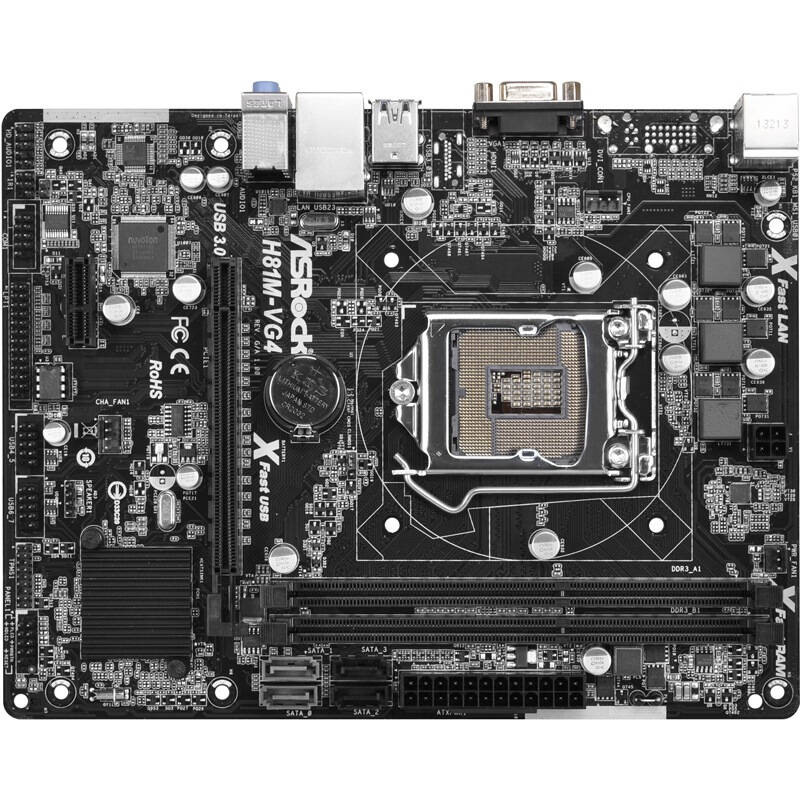 华擎(asrock) h81m-vg4 ( intel h81 / lga 1150 )
