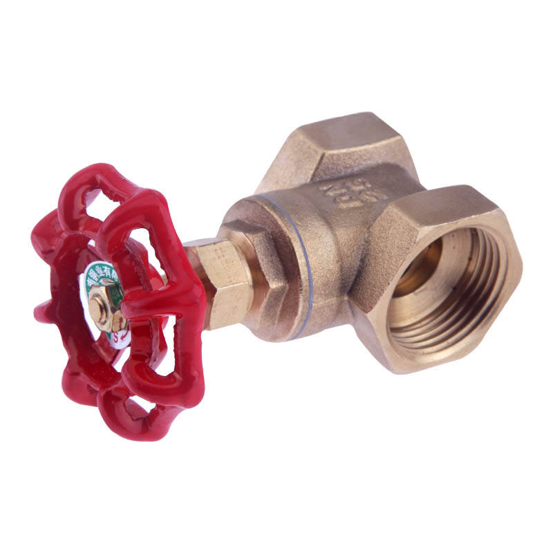 京水铜截止阀 水管阀门 黄铜本色 (25)1寸 .