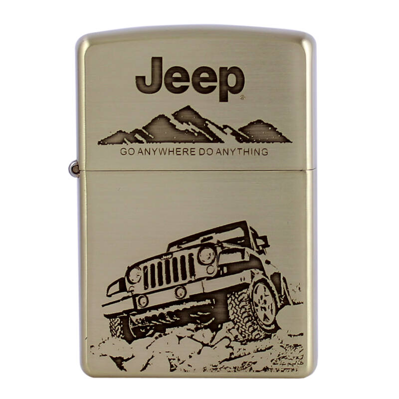 美国zippo打火机 纯铜面蚀刻 jeep汽车 吉普车 限量5000珍藏版