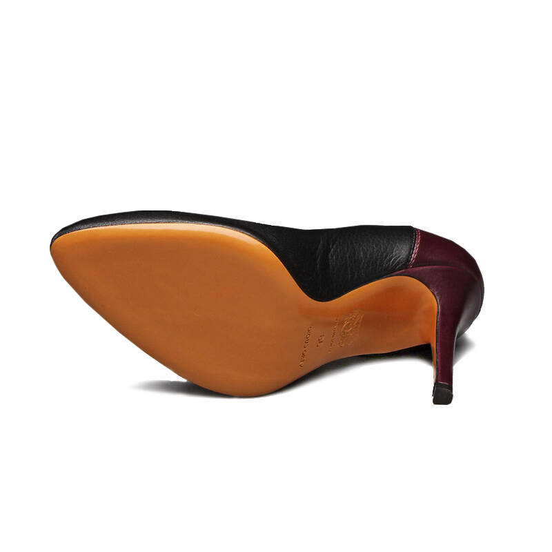 bruno magli 布鲁玛妮女士鹿皮通勤款大码高跟鞋40码dq020x-22113