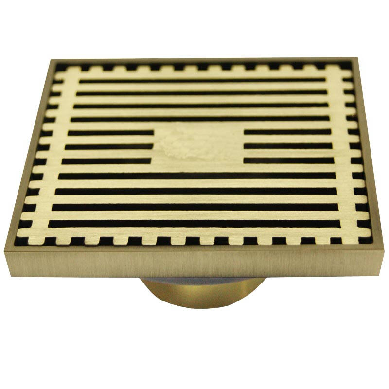 诚羿 全铜四防地漏/镍拉丝防溢地漏/铜地漏芯/快速排水/防臭防溢防虫