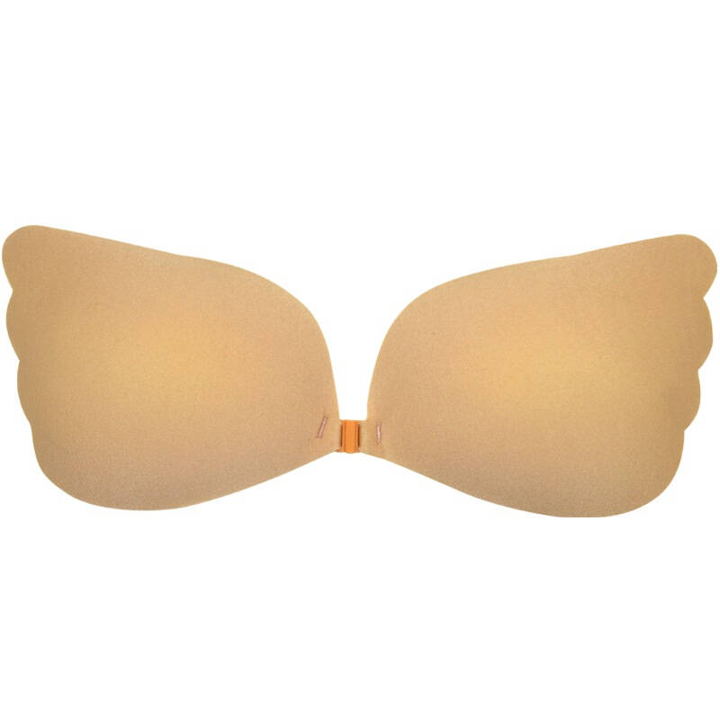 叶兹yzz-01天使之翼深v超轻聚拢硅胶隐形文胸贴 泳装内衣 c杯 肉色