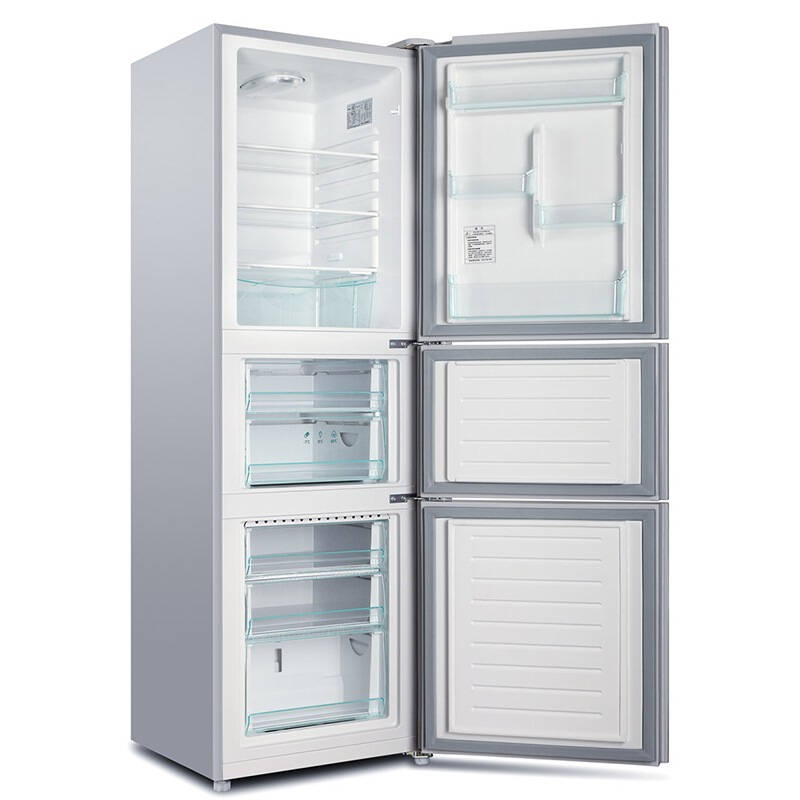 海尔(haier) bcd-215sebb 215升 三门冰箱(银灰色)
