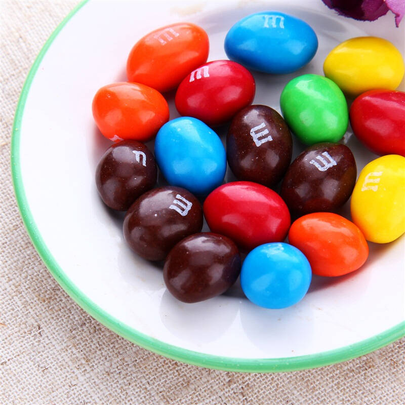 m&ms花生牛奶巧克力豆40g