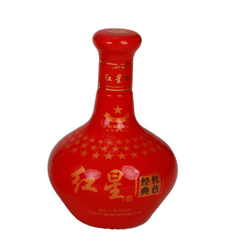 红星二锅头 红色经典52度500ml 清香型白酒